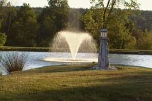 pond fountain