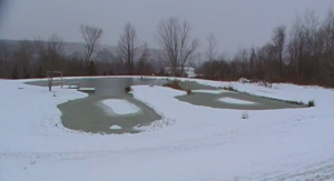 pond ice starting