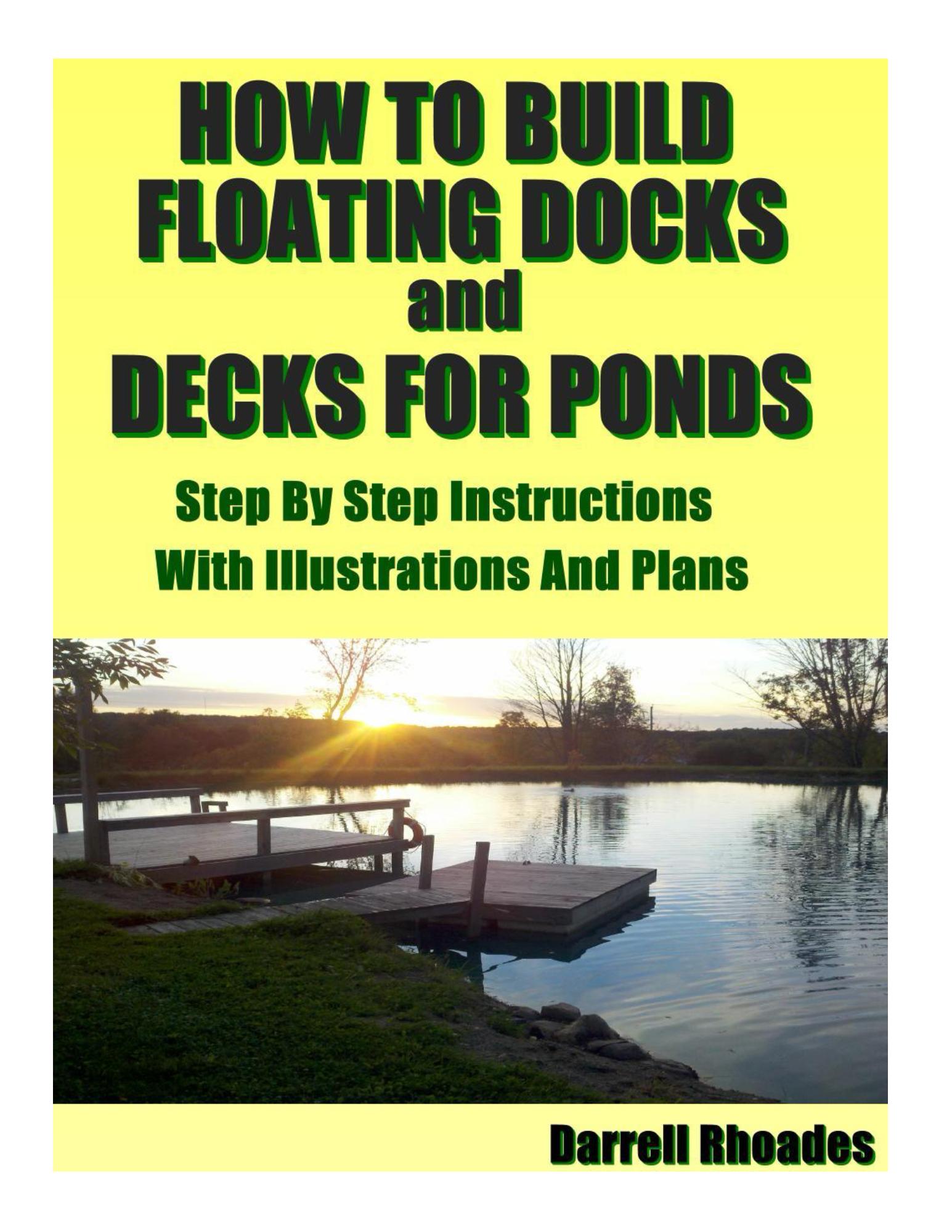 Farm Pond Deck, Floating Dock & Pier