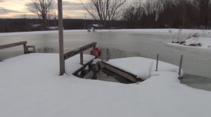 waiting for spring at the pond