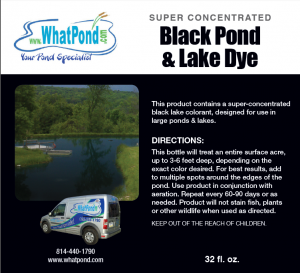 Black Super Concentrated Pond and Lake Dye