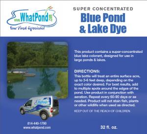 Blue Super Concentrated Pond and Lake Dye