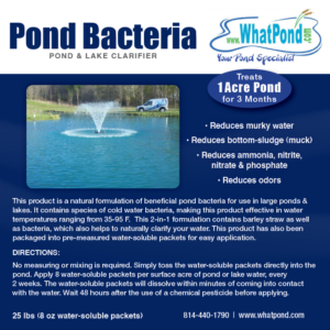 One Acre Pond Cleaner Kit 2 one acre pond cleaner
