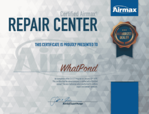 Certified Fountain & Aeration Repair